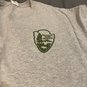 National Park Service T shirt Grey XL NPS